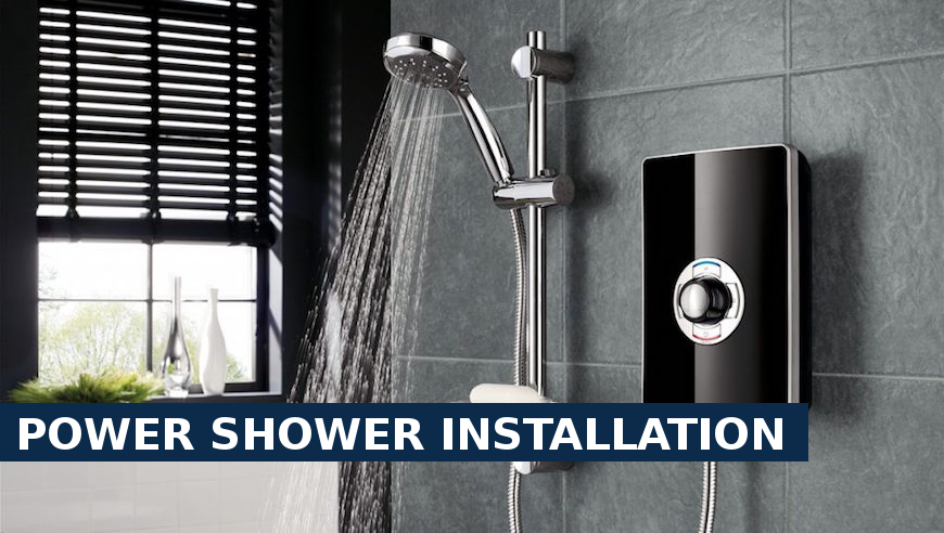 Power shower installation Islington